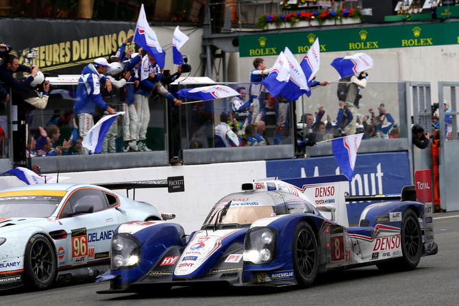 Toyota nearly grabbed two spots on the podium, but the #7 car had problems in the night Toyota nearly grabbed two spots on the podium, but the #7 car had problems in the night
