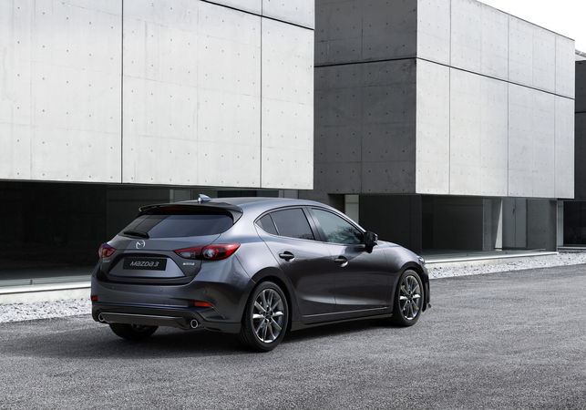 The facelifted version of the 3 is equipped with Mazda's GVC which aims to improve stability and comfort over long distances The facelifted version of the 3 is equipped with Mazda's GVC which aims to improve stability and comfort over long distances