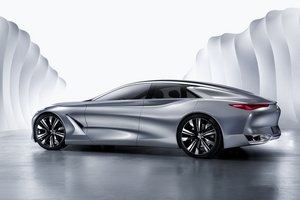 Para o novo protótipo a Infiniti decidiu apresentar uma nova motorização híbrida