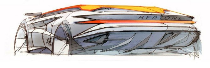 Bertone Nuccio Wedge-Shaped Concept Coming to Geneva Bertone Nuccio Wedge-Shaped Concept Coming to Geneva