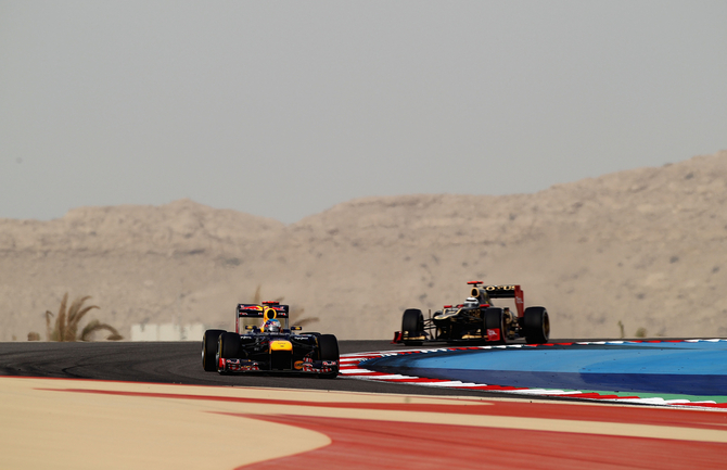 Vettel dominated the Bahrain Grand Prix Vettel dominated the Bahrain Grand Prix