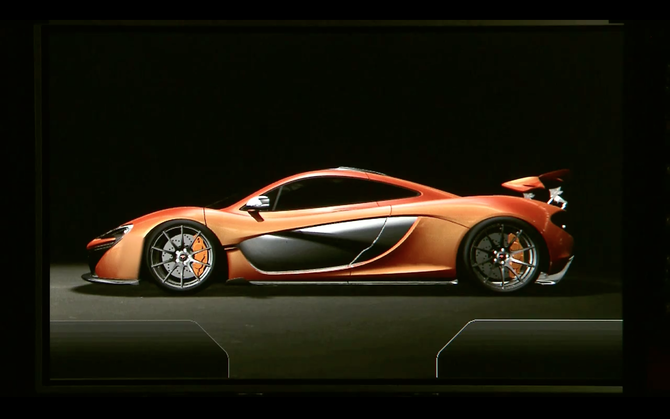In race mode, the wings on the P1 automatically come up In race mode, the wings on the P1 automatically come up