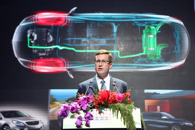A GM acredita que os carros com tecnologia elétrica serão importantes na China no futuro próximo A GM acredita que os carros com tecnologia elétrica serão importantes na China no futuro próximo