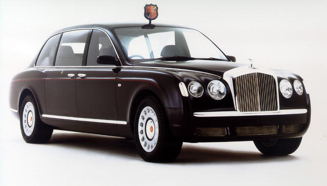 Bentley provided the Queen's limousine in 2002 Bentley provided the Queen's limousine in 2002