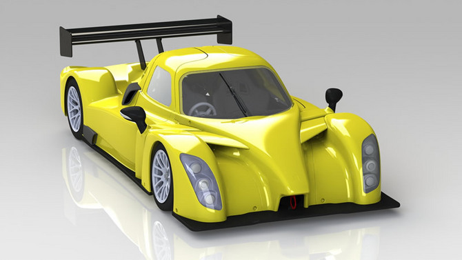 The car is Radical's first coupe The car is Radical's first coupe