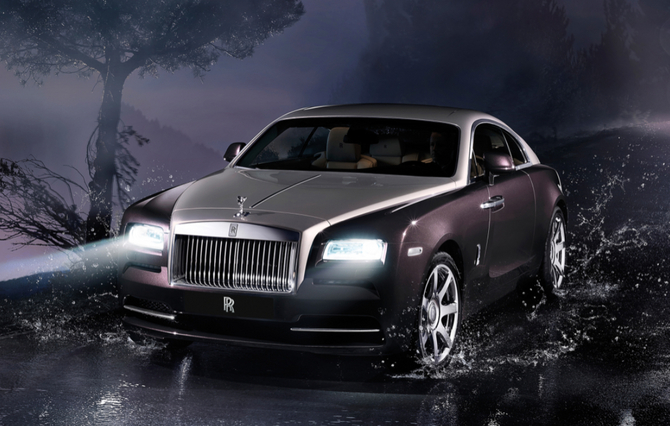 O Wraith é o mais recente modelo da Rolls-Royce e é baseado no chassis do Ghost O Wraith é o mais recente modelo da Rolls-Royce e é baseado no chassis do Ghost