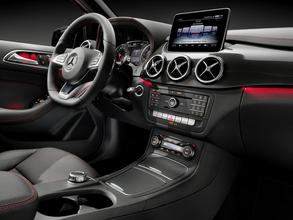 Inside the new B-Class receives the latest security technologies and equipment Inside the new B-Class receives the latest security technologies and equipment