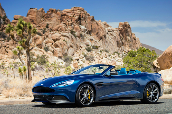 The Vanquish Volante will have its world debut The Vanquish Volante will have its world debut