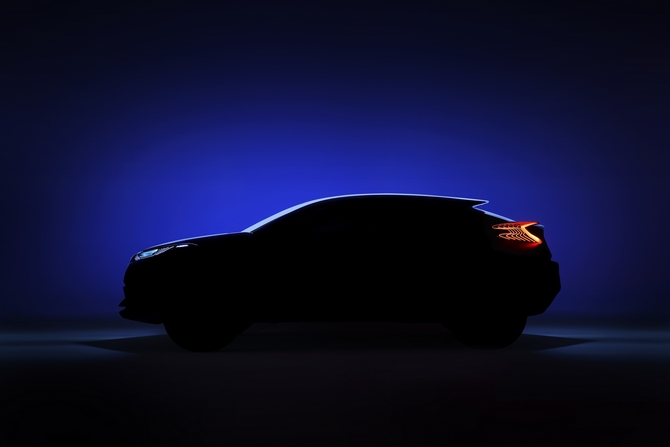 The C-HR has a bold design and a hybrid powertrain The C-HR has a bold design and a hybrid powertrain