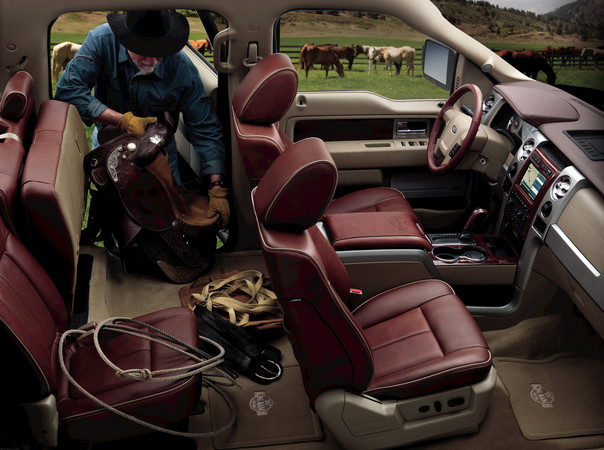 The Kind Ranch was covered in acres of leather The Kind Ranch was covered in acres of leather