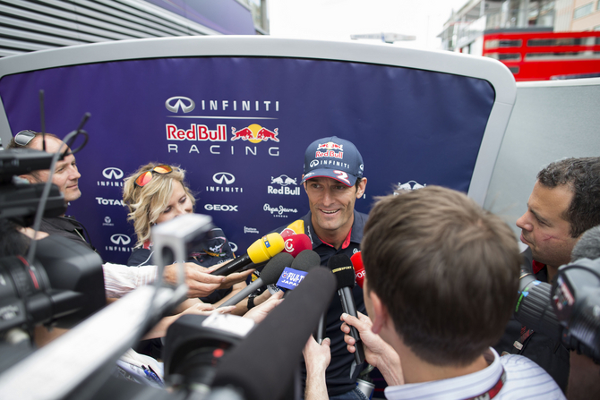 Webber é atualmente um dos pilotos mais experientes da Fórmula 1 Webber é atualmente um dos pilotos mais experientes da Fórmula 1