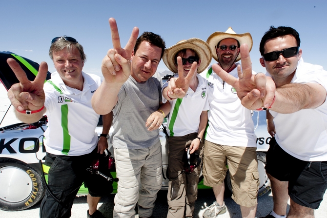 Skoda Octavia vRS Breaks Landspeed Record at Bonneville Skoda Octavia vRS Breaks Landspeed Record at Bonneville
