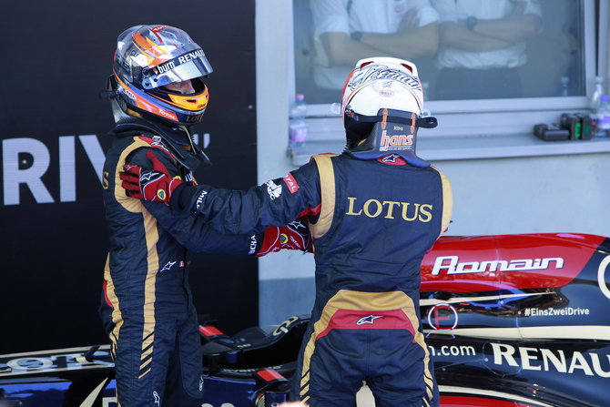 The two drivers have brought Lotus relative success The two drivers have brought Lotus relative success