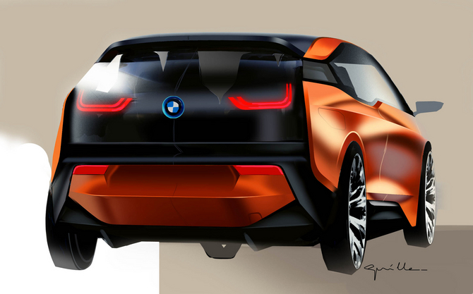 O BMW i3 Concept Coupé é mais baixo e mais largo que o i3 O BMW i3 Concept Coupé é mais baixo e mais largo que o i3