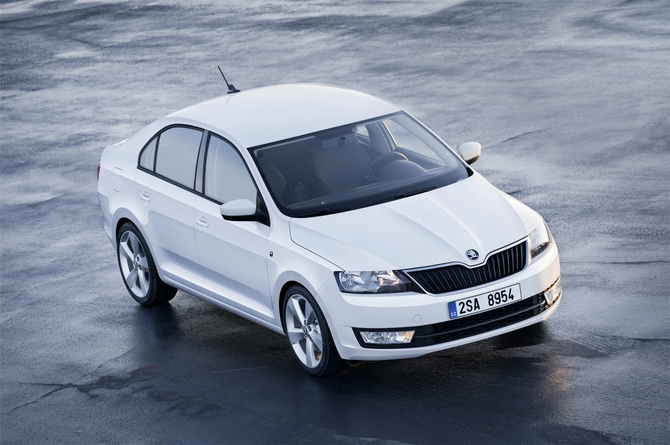 O Rapid é o primeiro modelo que exibe todas as características da nova linguagem de design da Skoda O Rapid é o primeiro modelo que exibe todas as características da nova linguagem de design da Skoda
