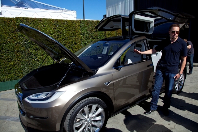 Tesla Debuts Model X: the Gullwing Crossover Tesla Debuts Model X: the Gullwing Crossover
