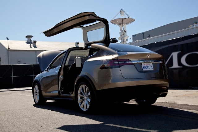 Tesla Debuts Model X: the Gullwing Crossover Tesla Debuts Model X: the Gullwing Crossover
