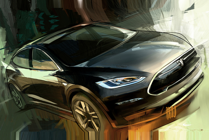 Tesla Debuts Model X: the Gullwing Crossover Tesla Debuts Model X: the Gullwing Crossover