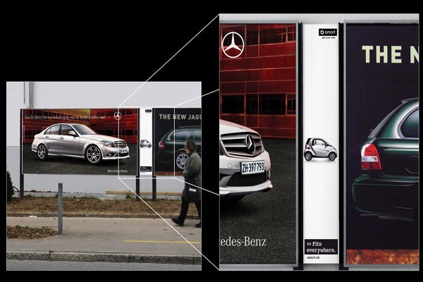 Some examples of creative billboards directed to the automotive market Some examples of creative billboards directed to the automotive market