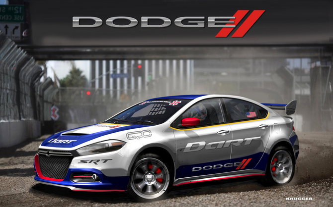 Dodge Dart and Travis Pastrana Enter Global RallyCross Championship Dodge Dart and Travis Pastrana Enter Global RallyCross Championship
