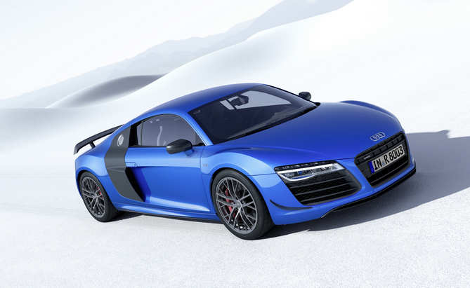 O R8 LMX é o primeiro modelo de produção a ser comercializado com faróis a laser O R8 LMX é o primeiro modelo de produção a ser comercializado com faróis a laser