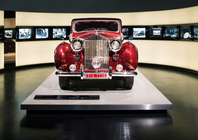 Themes for the exhibit include coach building, craftsmanship, bespoke design, engineering and advertising Themes for the exhibit include coach building, craftsmanship, bespoke design, engineering and advertising