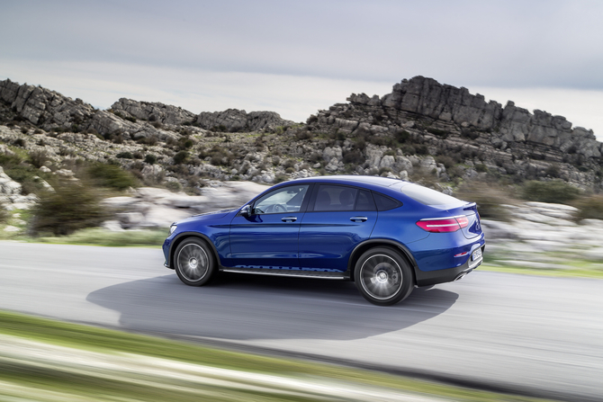 Mercedes will be launching the new GLC Coupé with a range of three engine options Mercedes will be launching the new GLC Coupé with a range of three engine options