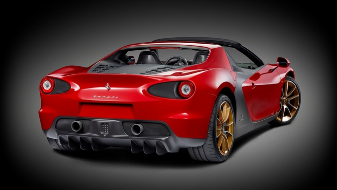 The car is based on the 458 Spider The car is based on the 458 Spider