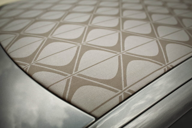 Citroën is offering three roofs including this monogrammed one Citroën is offering three roofs including this monogrammed one