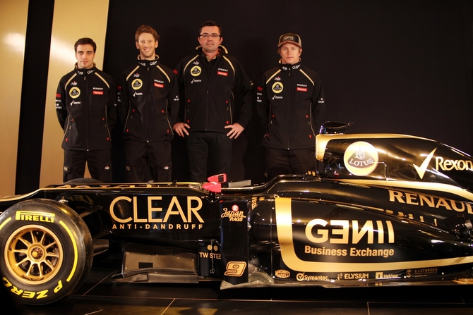Equipa Lotus F1 revela E20 Equipa Lotus F1 revela E20