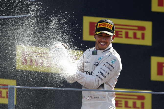 Lewis Hamilton won the seventh victory of the 2015 Formula 1 season with the victory at the Italian Grand Prix Lewis Hamilton won the seventh victory of the 2015 Formula 1 season with the victory at the Italian Grand Prix