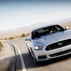 It is offered with a V6, turbocharged four-cylinder or V8