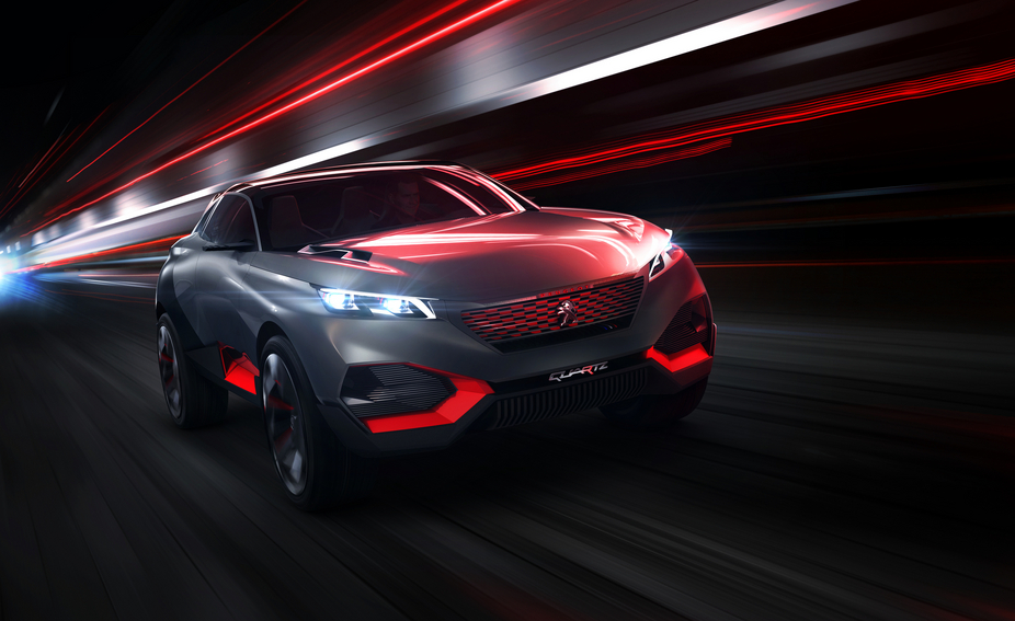 O Quartz é descrito pela Peugeot como um veículo que combina a carroçaria de um SUV e a cabine de um sedan