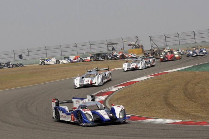Toyota started the race from pole and won by over a lap Toyota started the race from pole and won by over a lap
