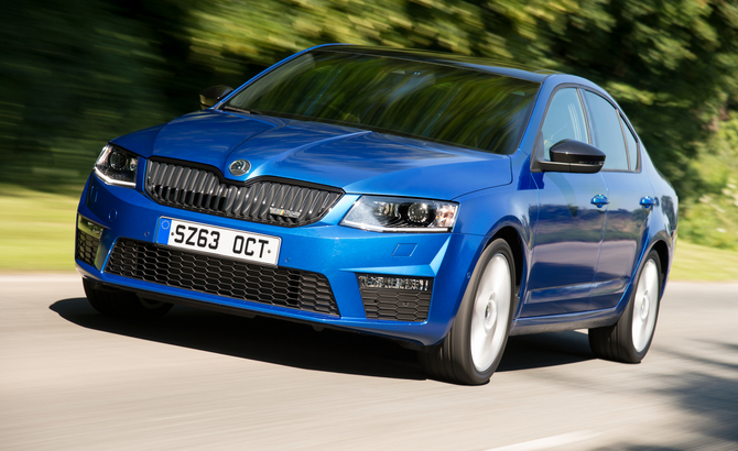 Skoda raced up the mountain from a standing start Skoda raced up the mountain from a standing start