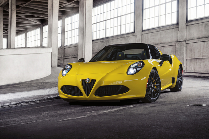 The new 4C Spider will be powered by the same mid-engine turbo four-cylinder 1.7-liter of the 4C The new 4C Spider will be powered by the same mid-engine turbo four-cylinder 1.7-liter of the 4C