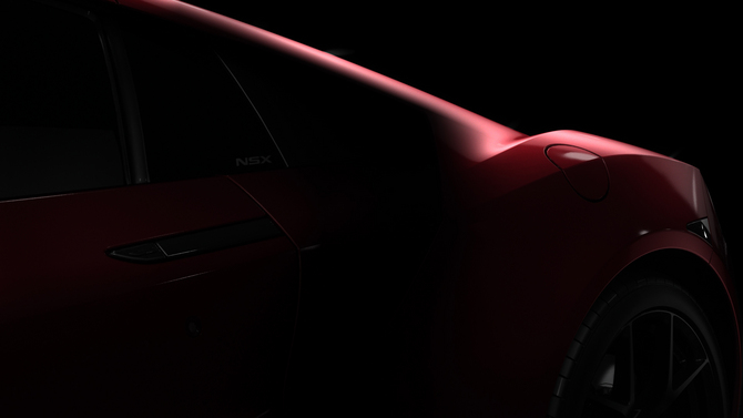 The latest images released of the NSX showed a new sportier lower front grille and new air intakes on the bonnet The latest images released of the NSX showed a new sportier lower front grille and new air intakes on the bonnet