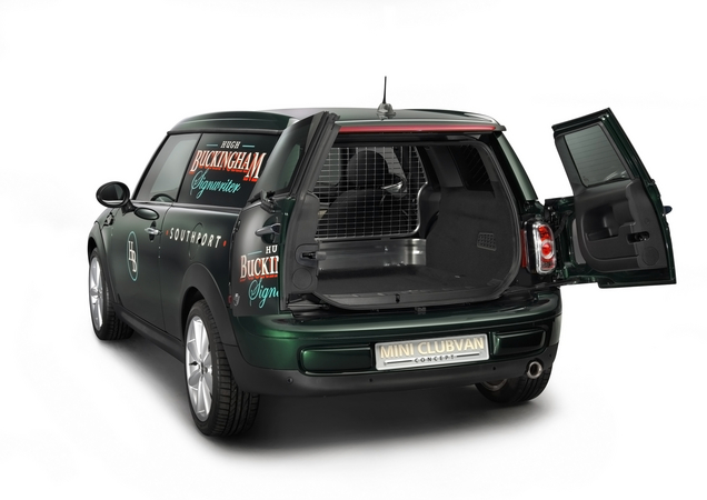 Mini Showing Clubvan Concept, Three-Door Delivery Van Concept in Geneva Mini Showing Clubvan Concept, Three-Door Delivery Van Concept in Geneva