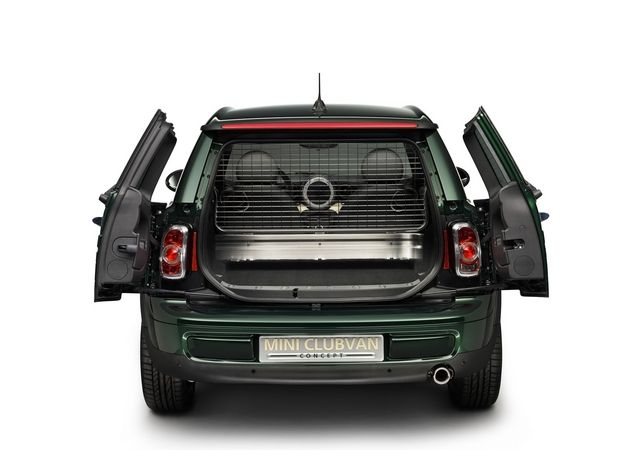 Mini Showing Clubvan Concept, Three-Door Delivery Van Concept in Geneva Mini Showing Clubvan Concept, Three-Door Delivery Van Concept in Geneva