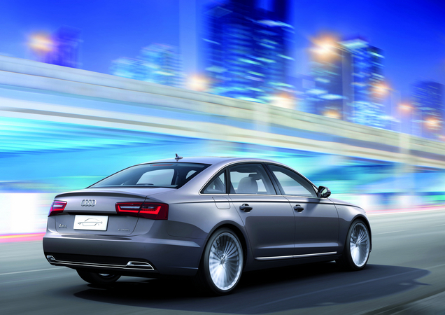 Audi A6L E-Tron apresentado em Pequim Audi A6L E-Tron apresentado em Pequim