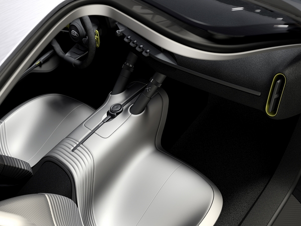O interior do carro parece fugir dos padrões habituais O interior do carro parece fugir dos padrões habituais