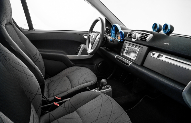 Inside, the Brabus gets a significantly higher quality interior Inside, the Brabus gets a significantly higher quality interior