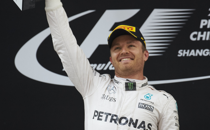 Rosberg venceu as três corridas da temporada disputadas até ao momento Rosberg venceu as três corridas da temporada disputadas até ao momento
