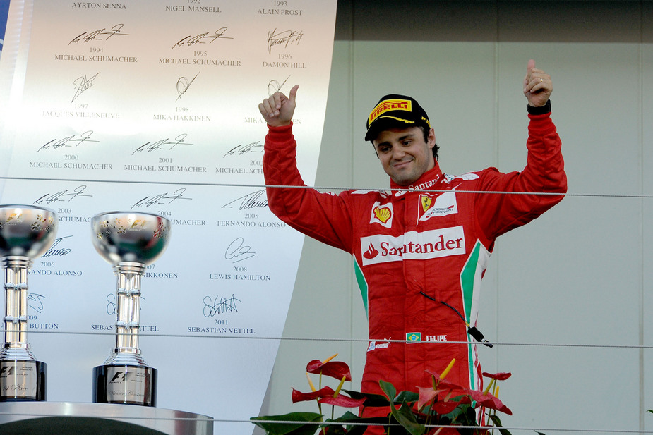 Felipe Massa foi confirmado esta tarde como piloto da Ferrari em 2013