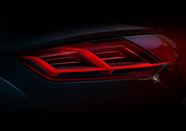 Structured rear lights are part of the new design Structured rear lights are part of the new design