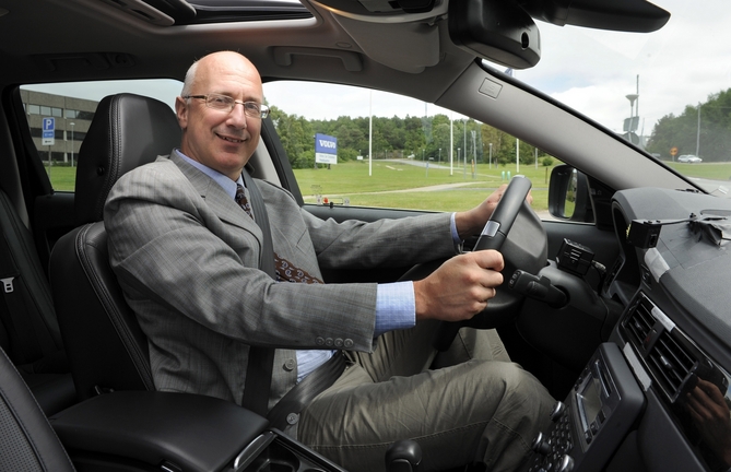 John-Fredrik Grönvall is a Volvo engineer who was project leader for the test John-Fredrik Grönvall is a Volvo engineer who was project leader for the test