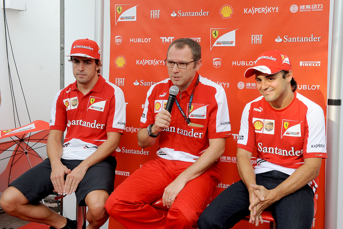 Ferrari says that there will be not problem with two equal drivers on the team Ferrari says that there will be not problem with two equal drivers on the team