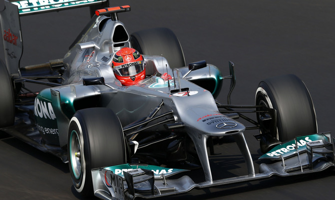 Schumacher just recently celebrated his 300th GP but his time with Mercedes now comes to an end. Schumacher just recently celebrated his 300th GP but his time with Mercedes now comes to an end.
