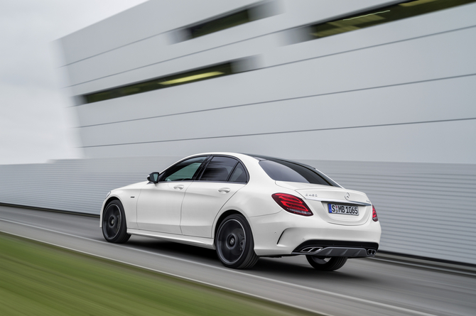 The C450 AMG 4MATIC will be equipped with a modified version of the Mercedes twin turbo 3.0 V6 engine The C450 AMG 4MATIC will be equipped with a modified version of the Mercedes twin turbo 3.0 V6 engine