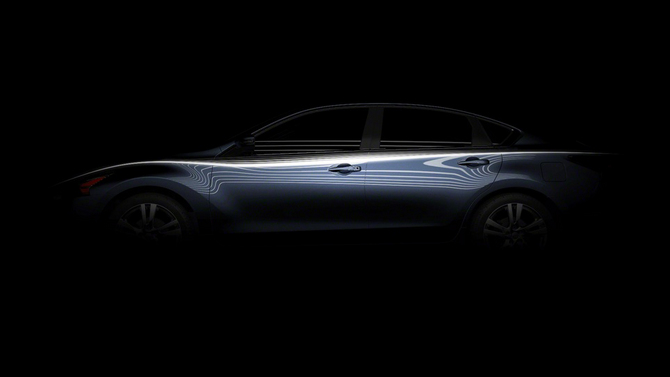 Nissan Releases Final Teaser for Altima Showing Car and Instrument Panel Nissan Releases Final Teaser for Altima Showing Car and Instrument Panel